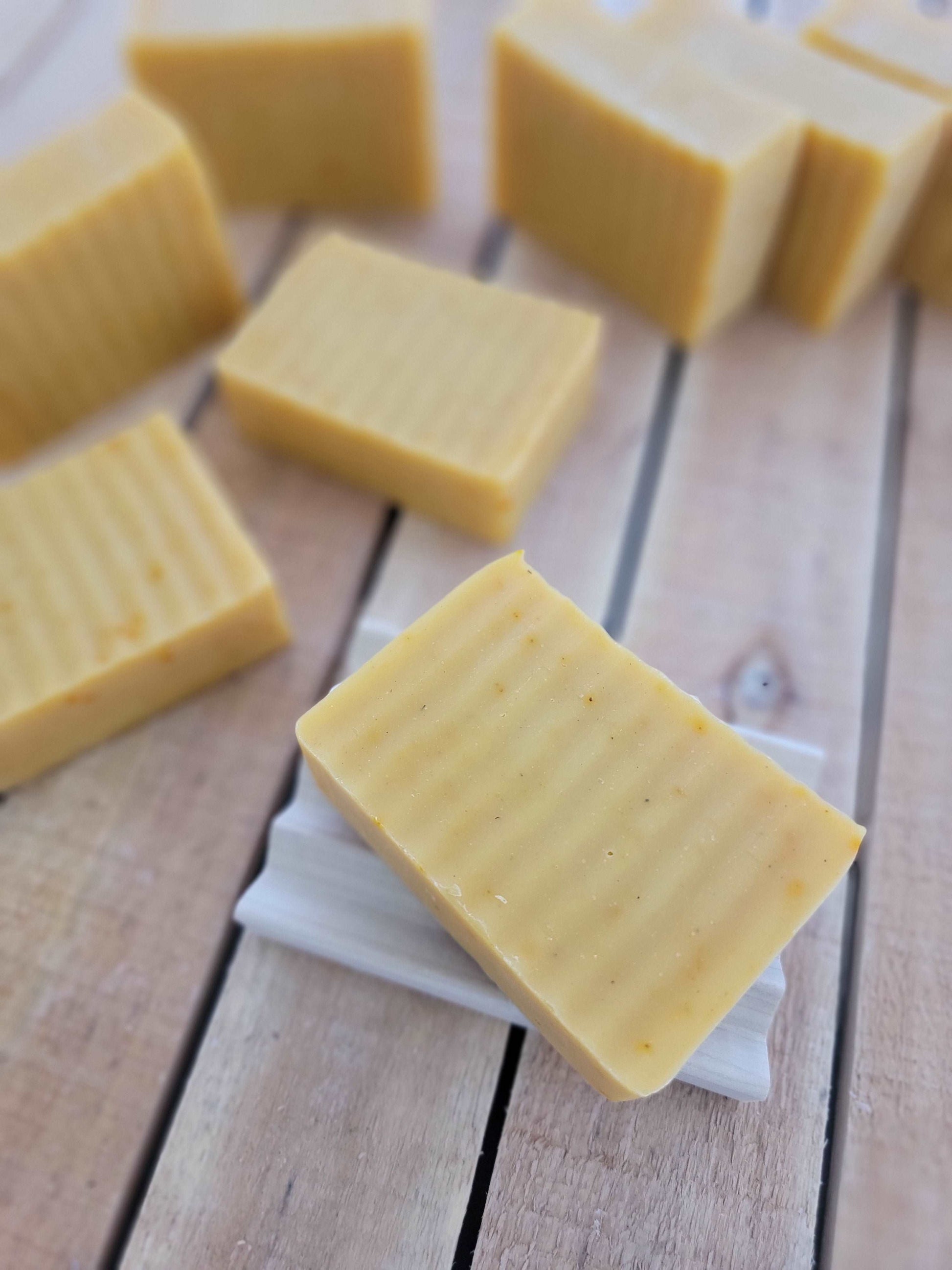 Orange and Eucalyptus with Pumice Soap | Handmade and Natural | Sunflower Soaps