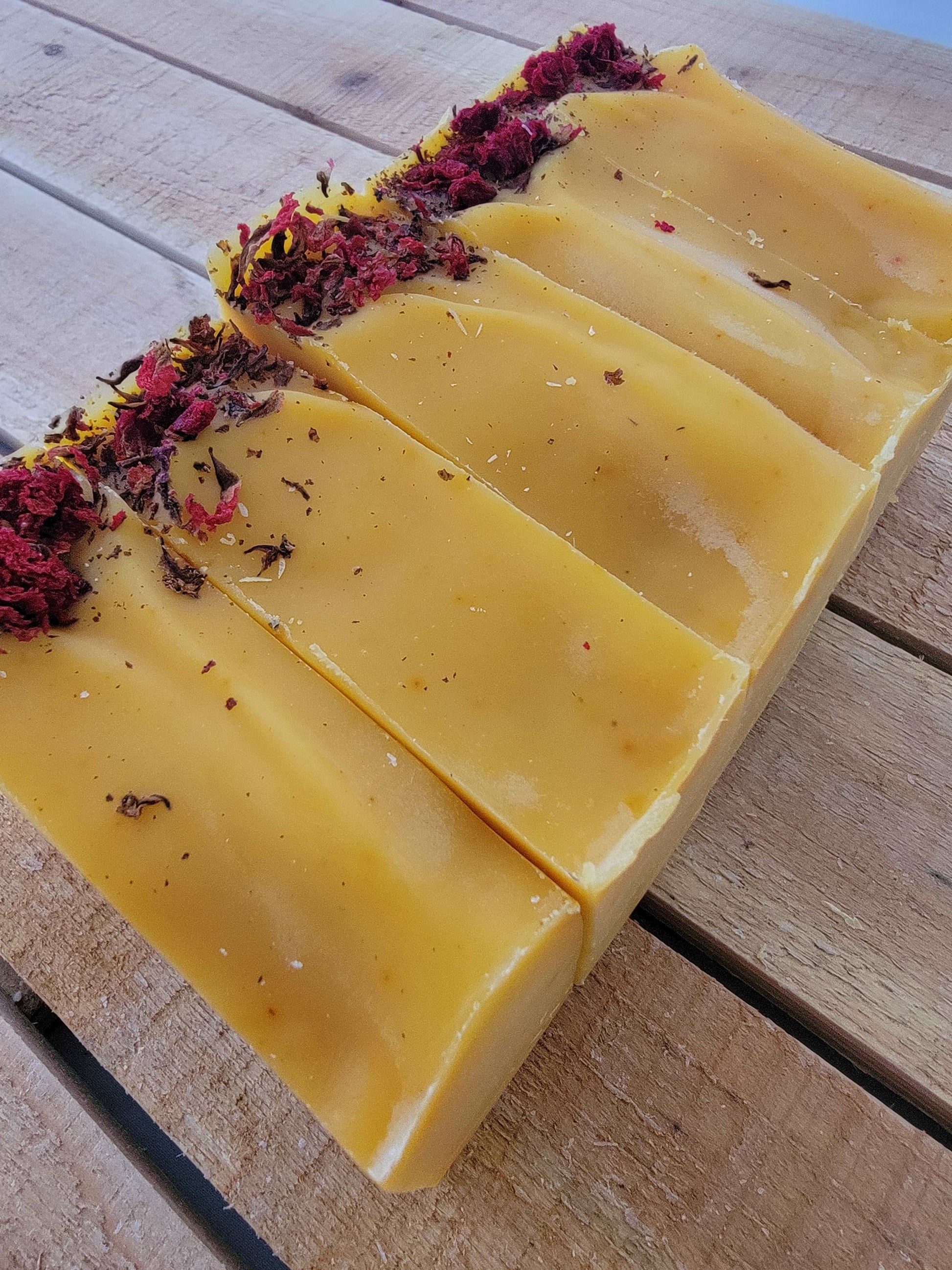 Tangerine Soap | Handmade and Natural | Sunflower Soaps