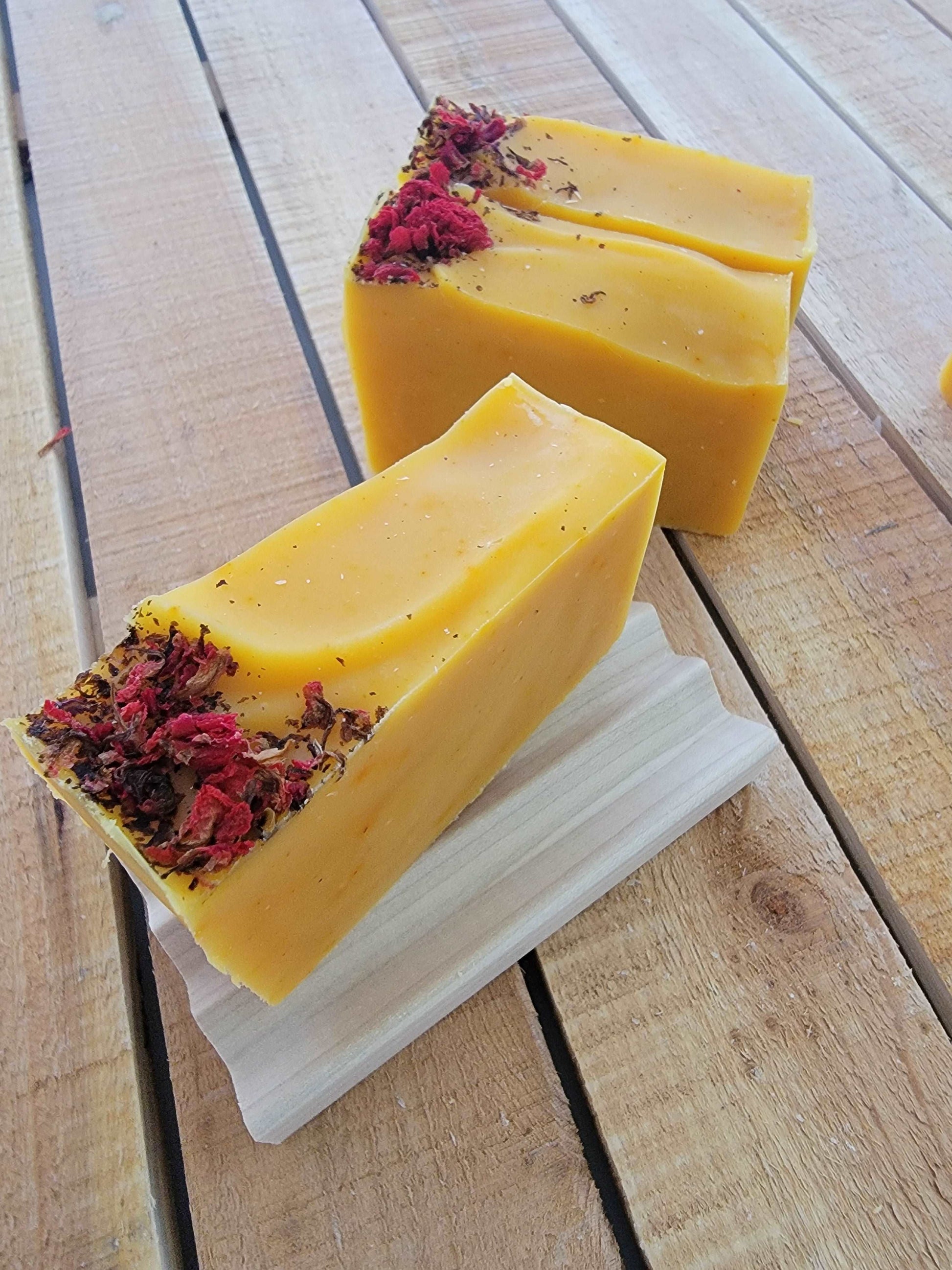 Tangerine Soap | Handmade and Natural | Sunflower Soaps