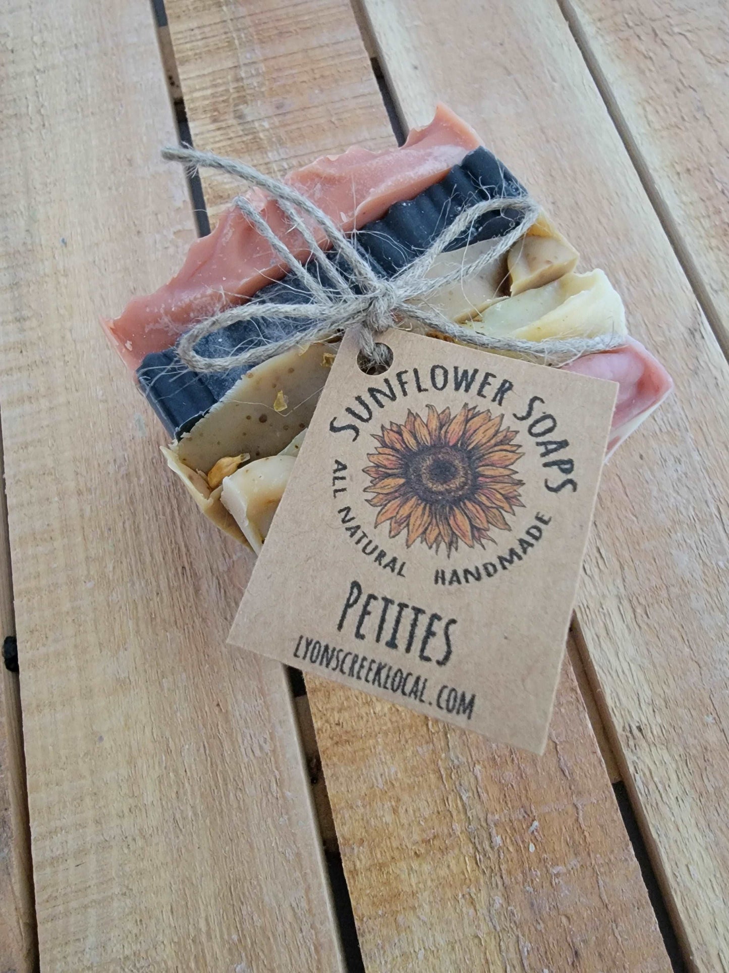 Petites | Handmade and Natural | Sunflower Soaps