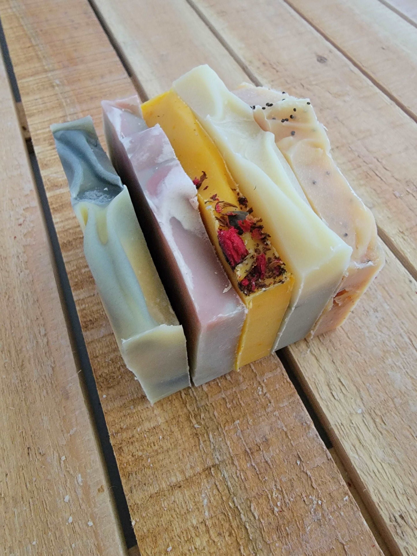 Petites | Handmade and Natural | Sunflower Soaps