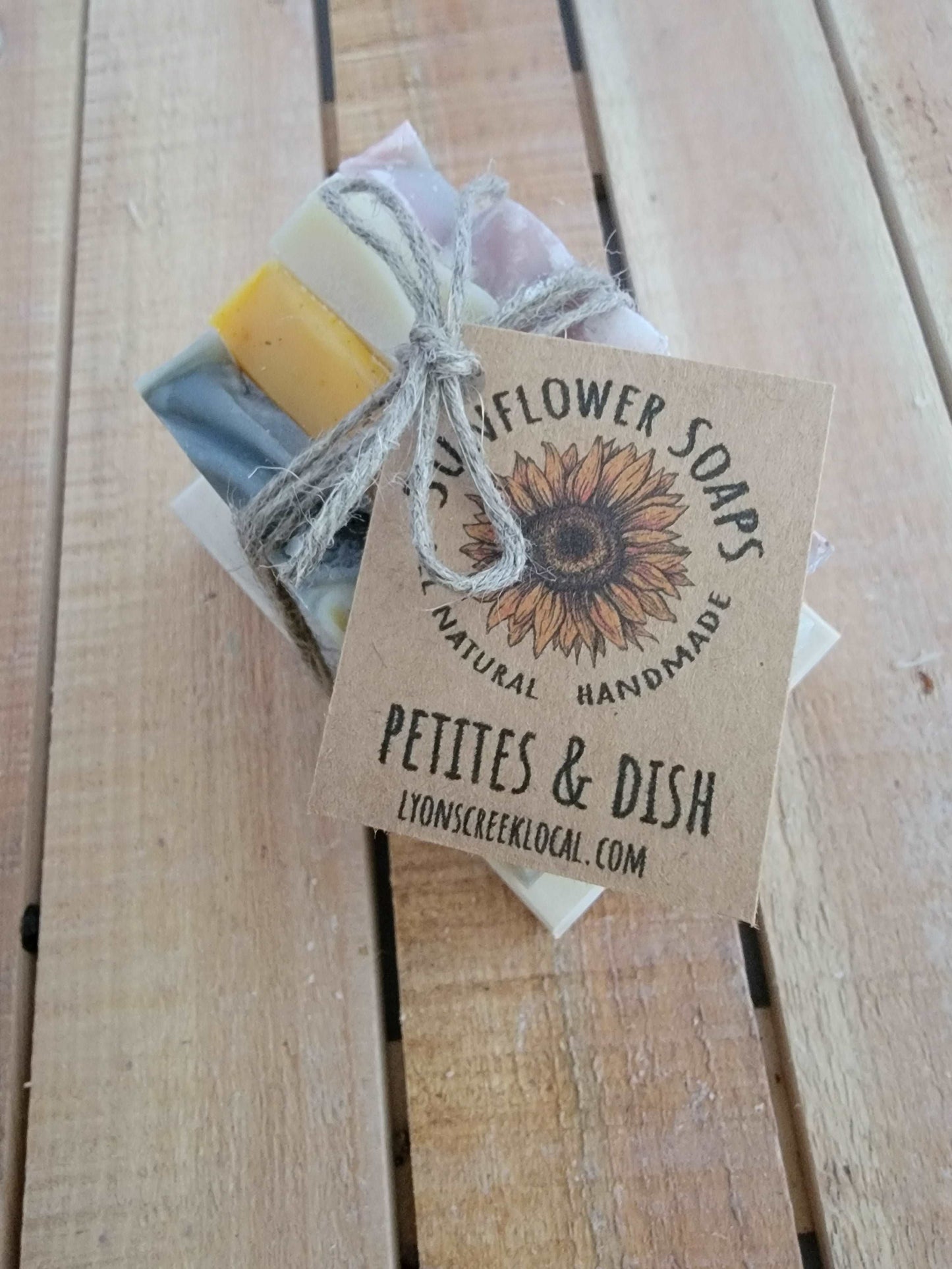 Petites with Dish - Sunflower Soaps