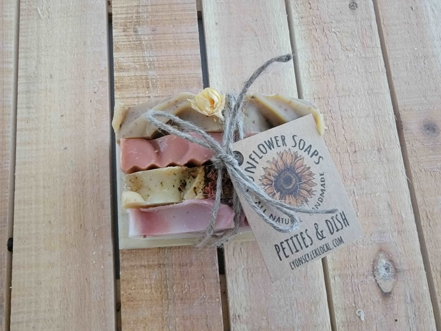 Petites with Dish - Sunflower Soaps