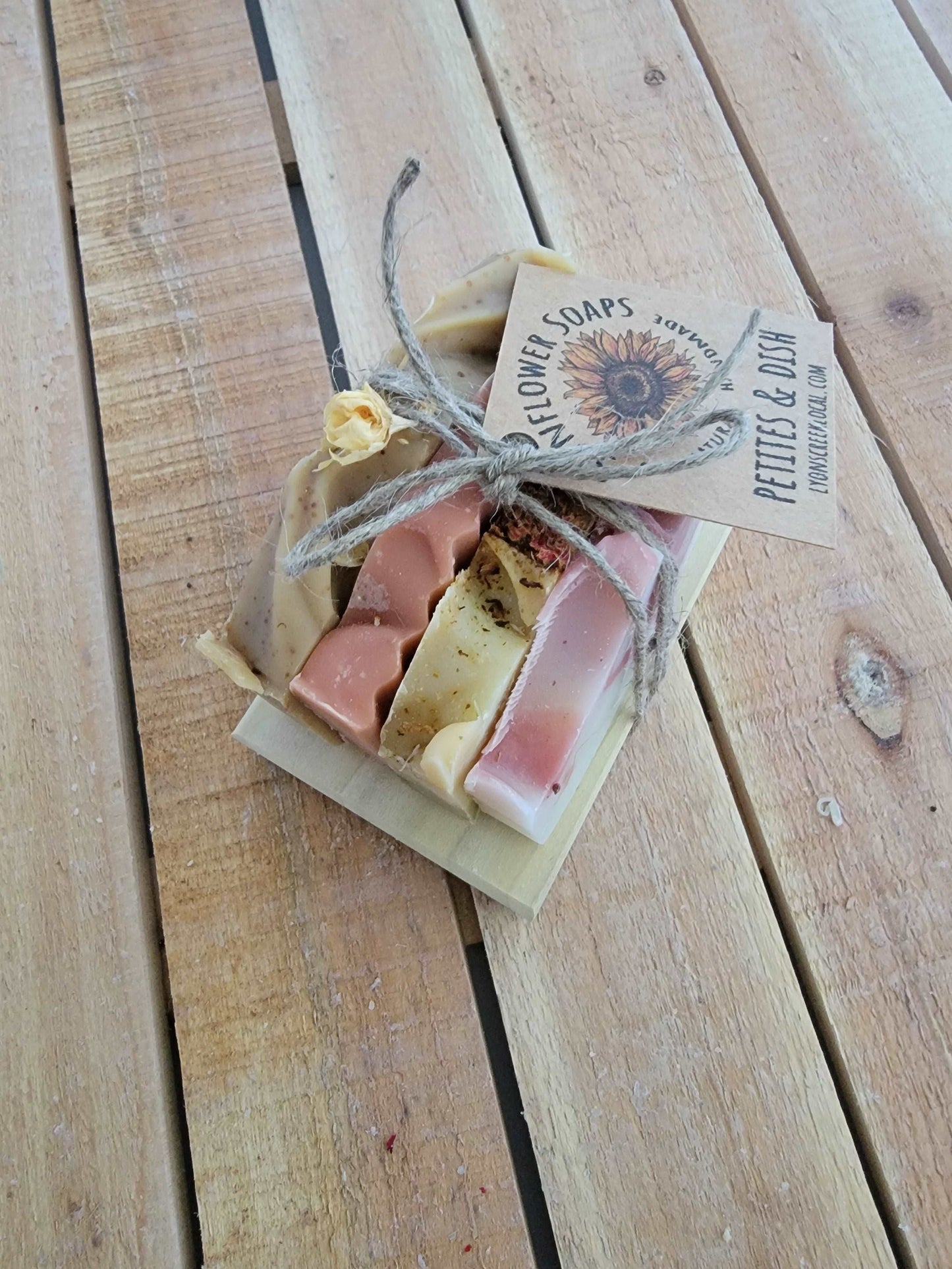Petites with Dish - Sunflower Soaps