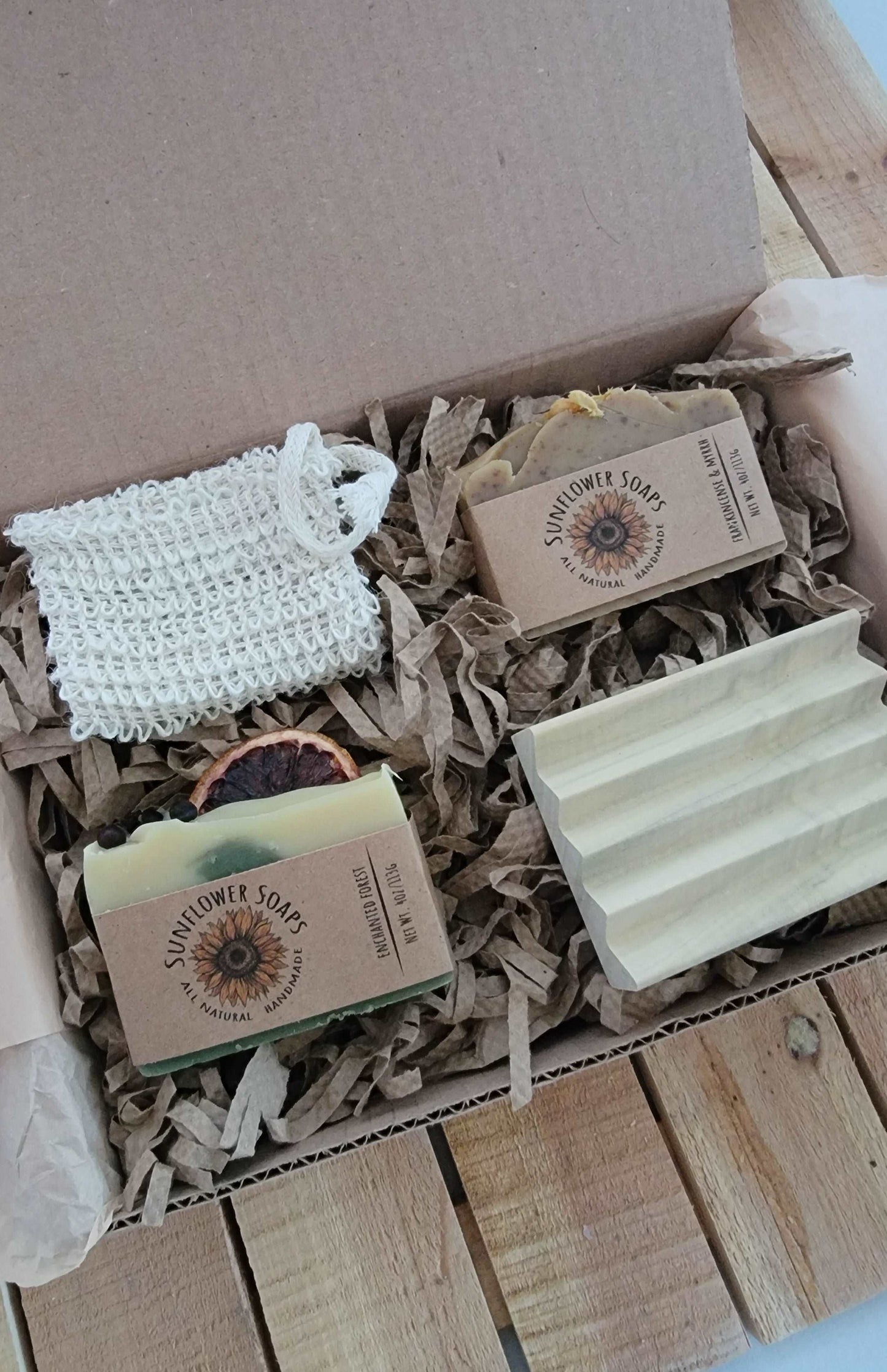 Luxury Soap Gift Box - Sunflower Soaps