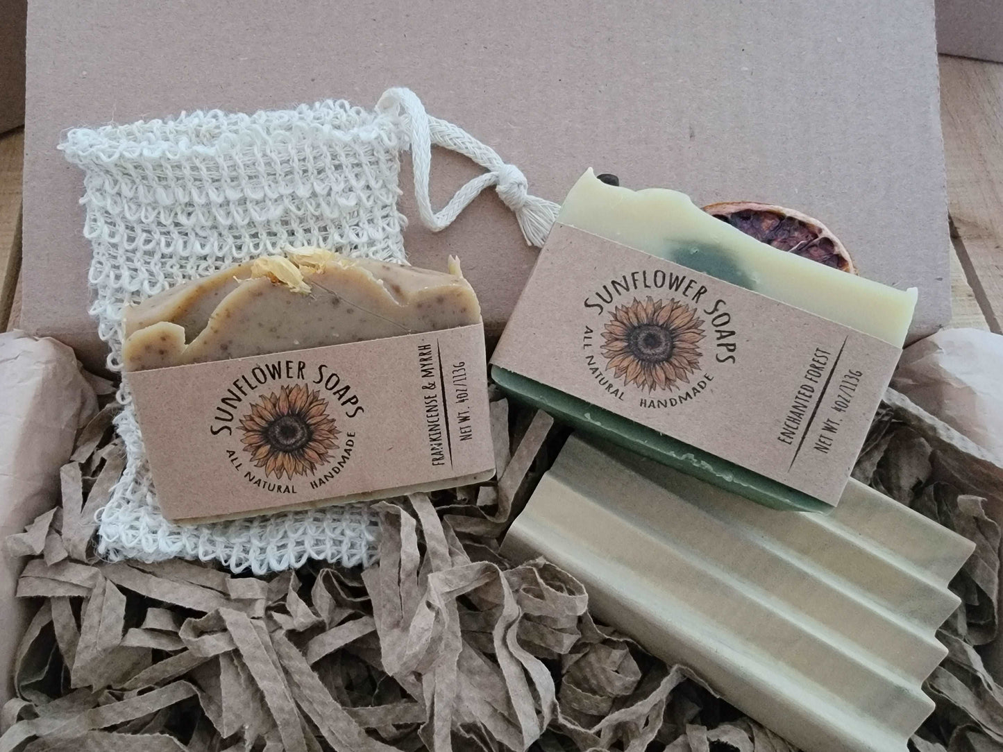 Luxury Soap Gift Box - Sunflower Soaps