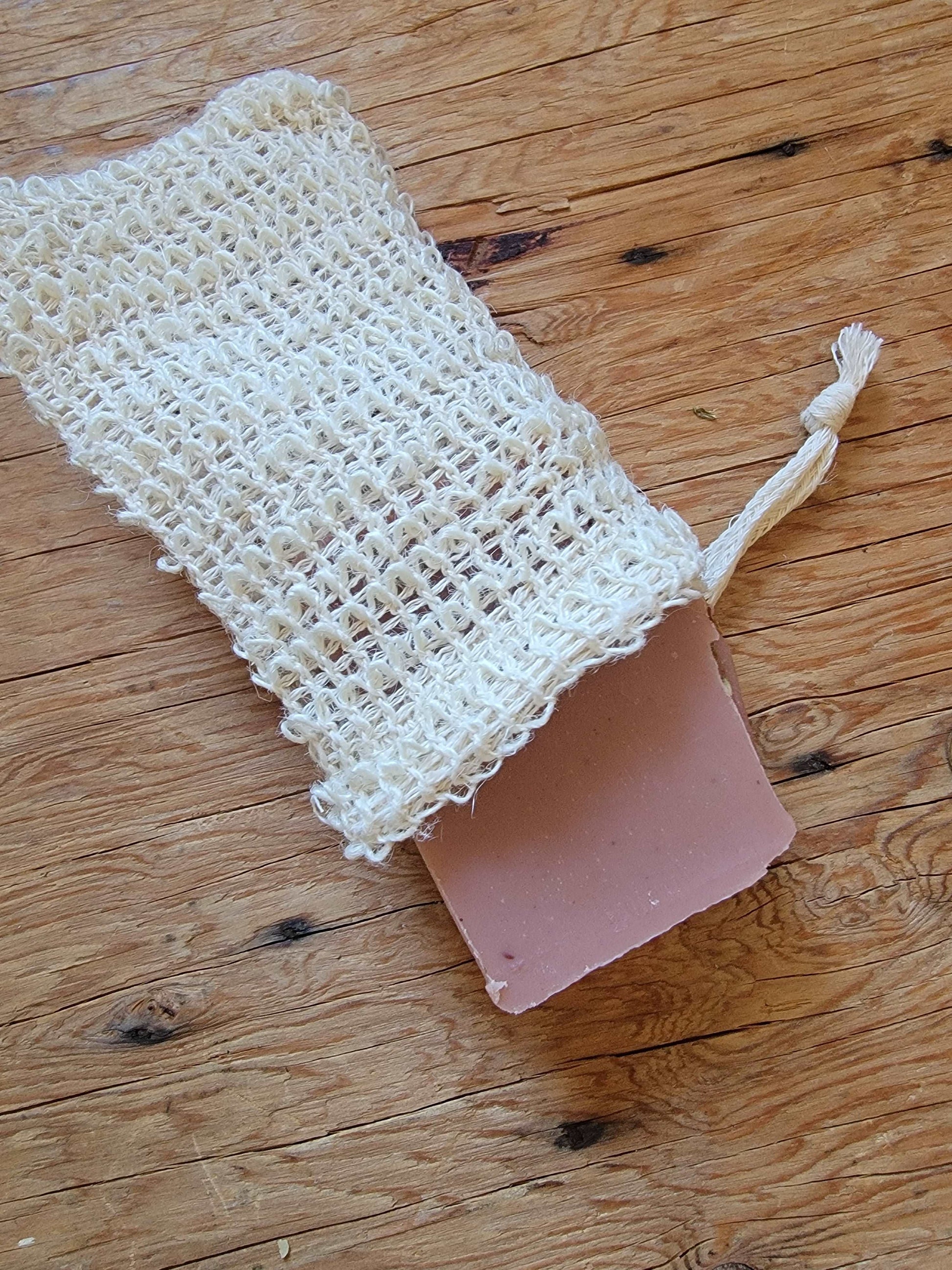 Natural Sisal Soap Bag - Sunflower Soaps