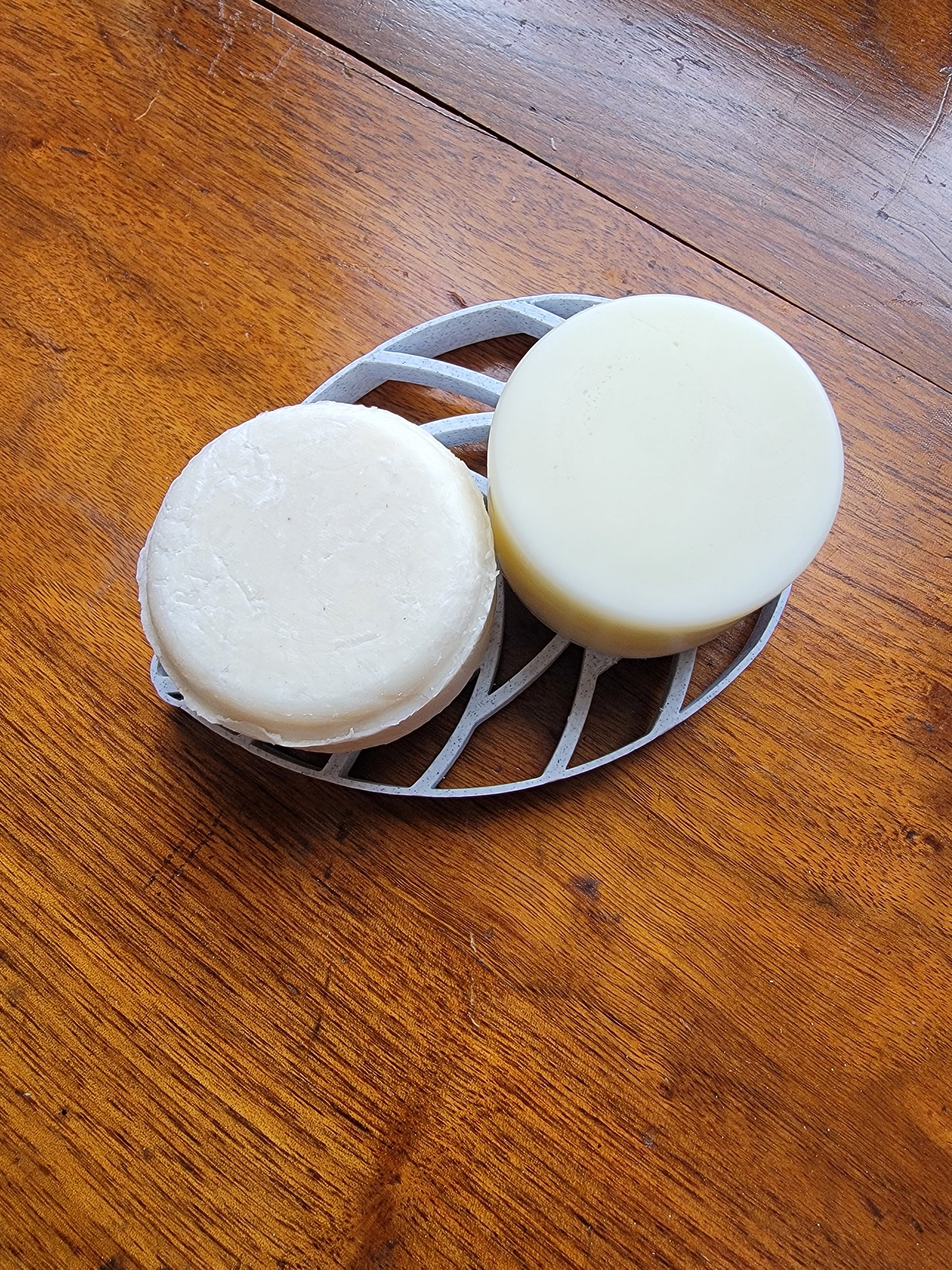 Monstera Leaf Soap Tray - Light Gray