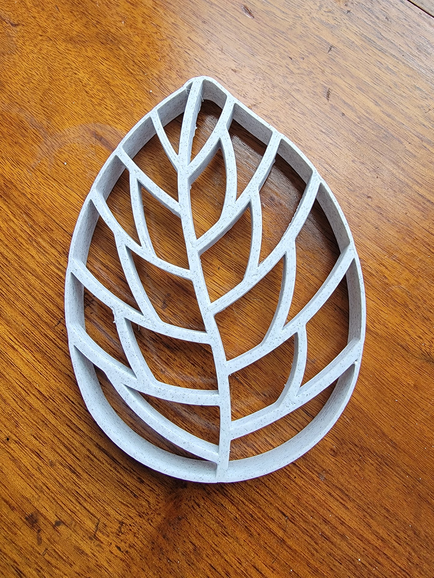 Monstera Leaf Soap Tray - Light Gray