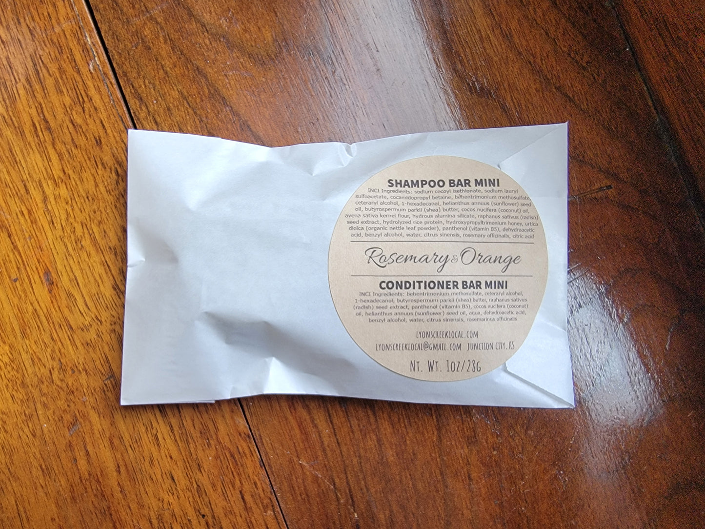 Rosemary & Orange - Shampoo & Conditioner Mini Bars