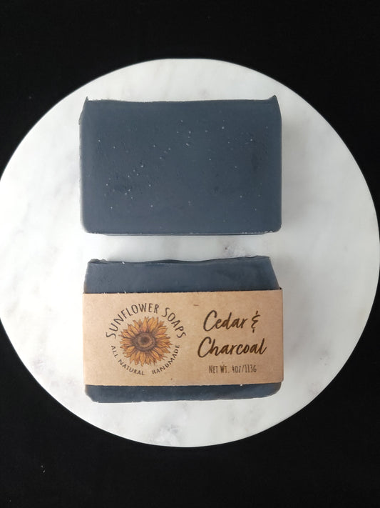 Cedar & Charcoal Soap