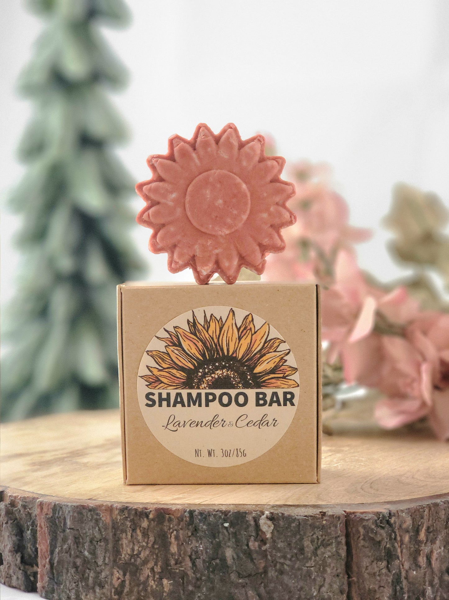 Shampoo Bar - Lavender & Cedar with Rose Clay