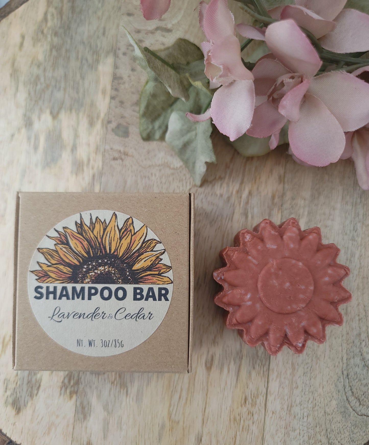Shampoo Bar - Lavender & Cedar with Rose Clay