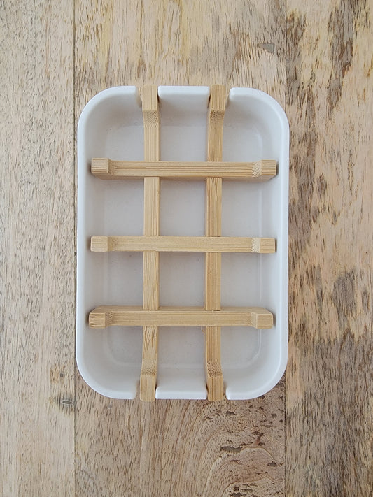 Biodegradable Soap Dish - White