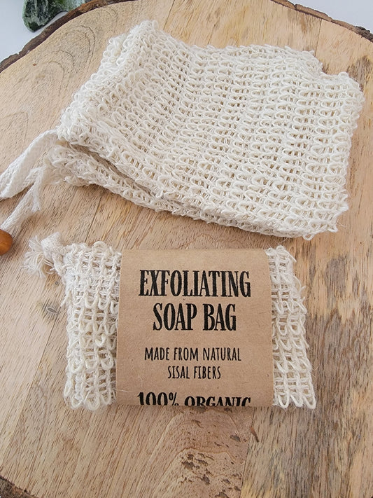 Natural Sisal Soap Bag