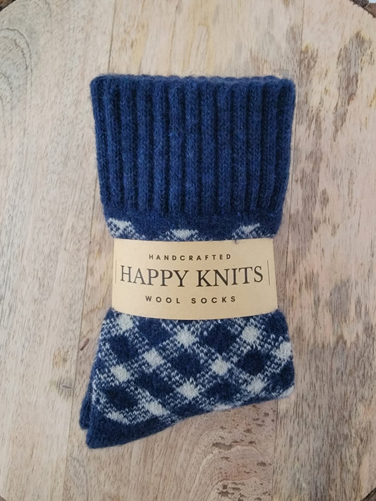 Socks - Festive Thick Blue Socks