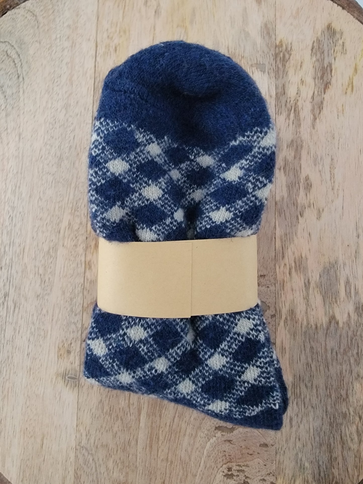 Socks - Festive Thick Blue Socks