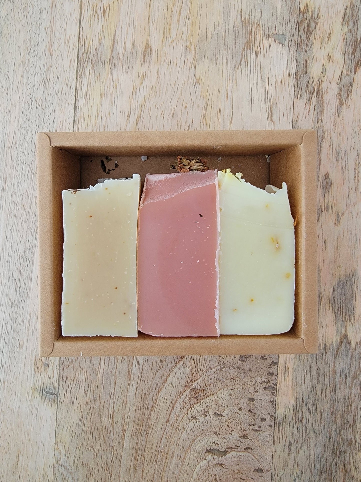 Mini Soap Bundle - Dark Patchouli, Tea Tree & Calendula, and Basil & Mint