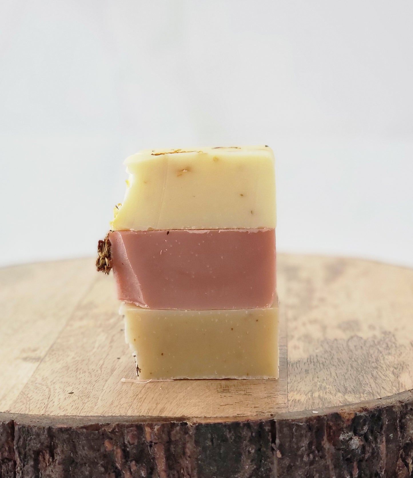 Mini Soap Bundle - Dark Patchouli, Tea Tree & Calendula, and Basil & Mint