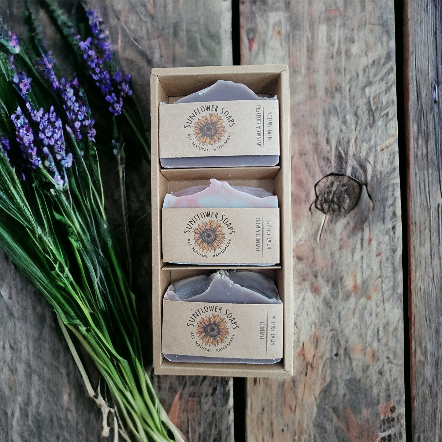 Gift Set - Lavender Collection - Sunflower Soaps
