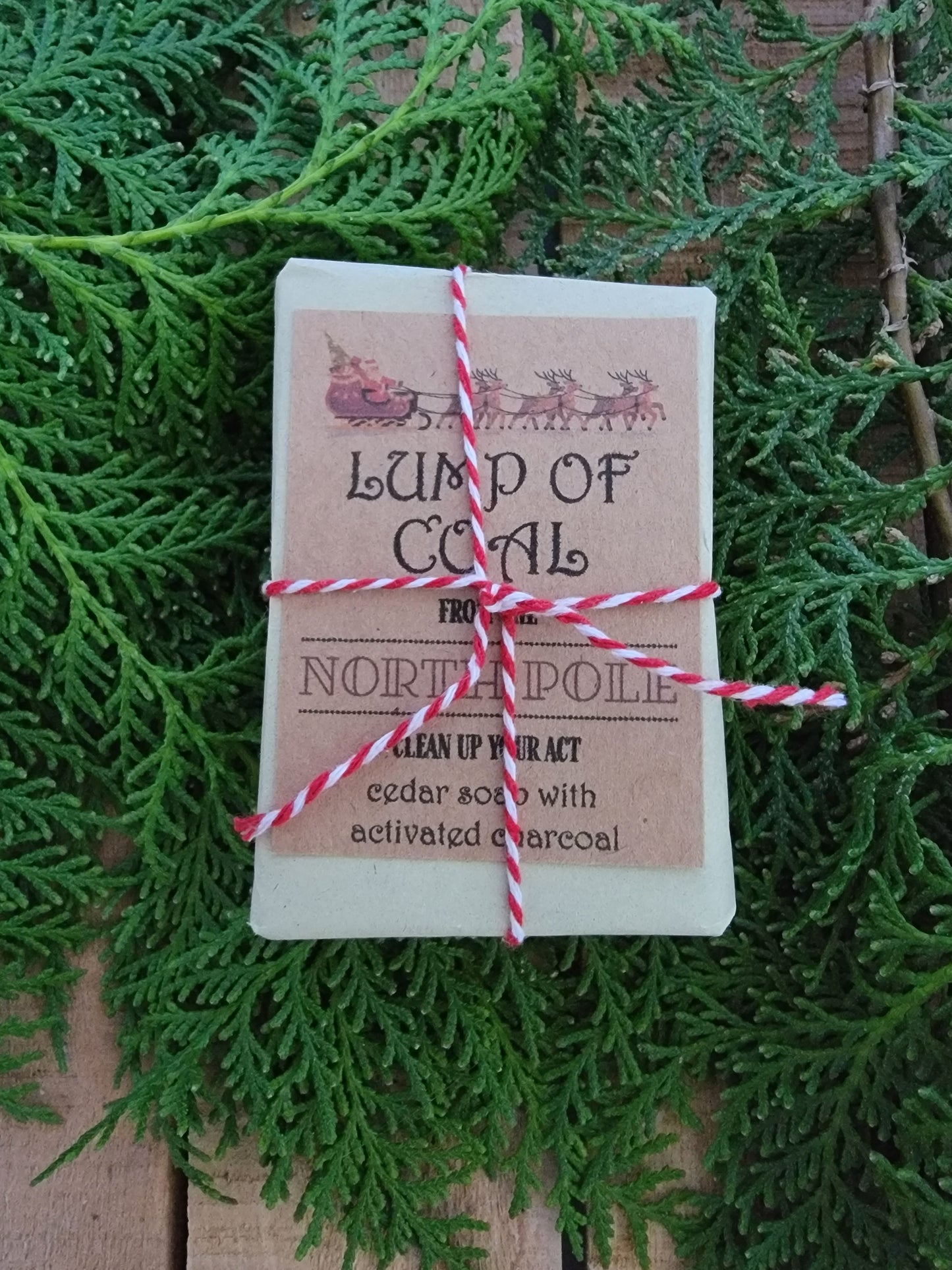 Lump of Coal - Cedarwood & Charcoal Soap