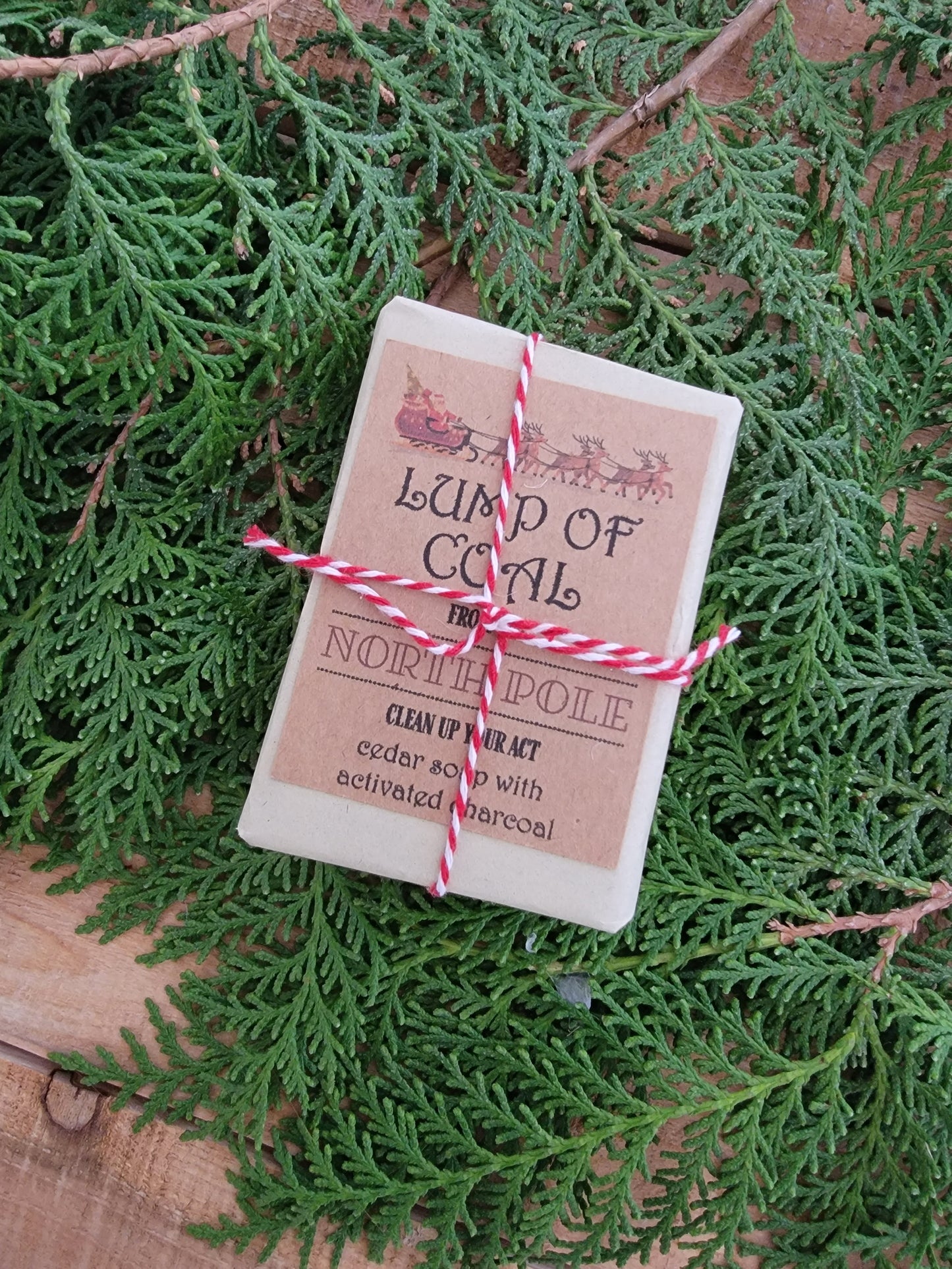 Lump of Coal - Cedarwood & Charcoal Soap
