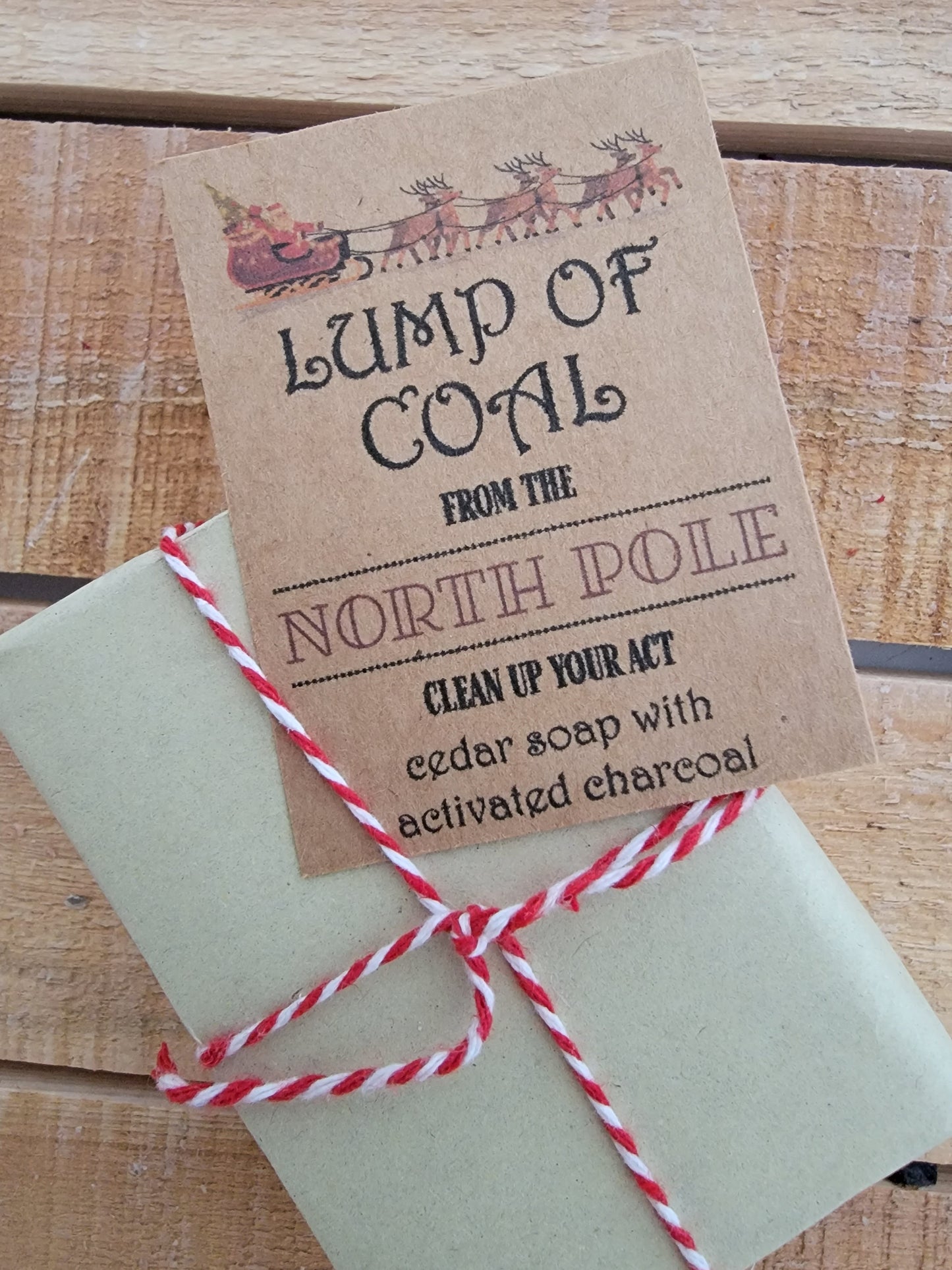 Lump of Coal - Cedarwood & Charcoal Soap