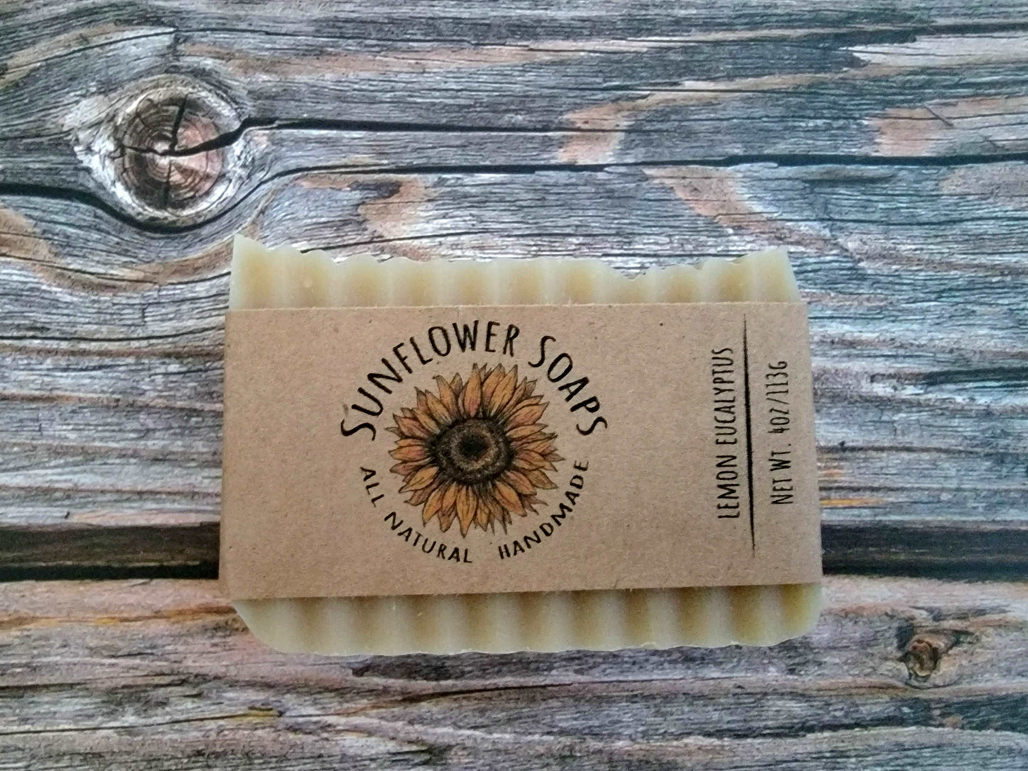 Lemon Eucalyptus Soap | Handmade and Natural | Sunflower Soaps