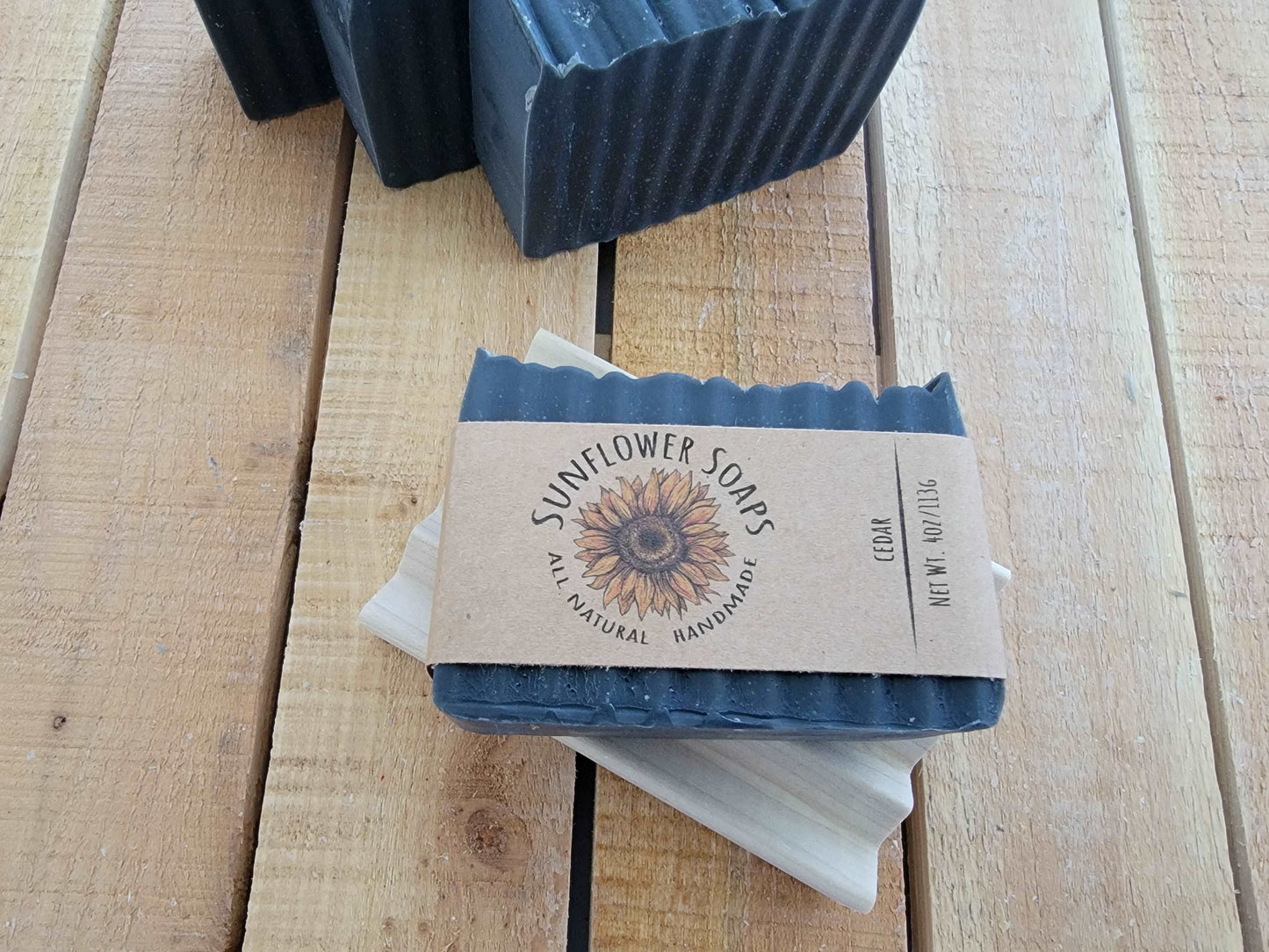 Cedar Soap | Handmade and Natural | Sunflower Soaps