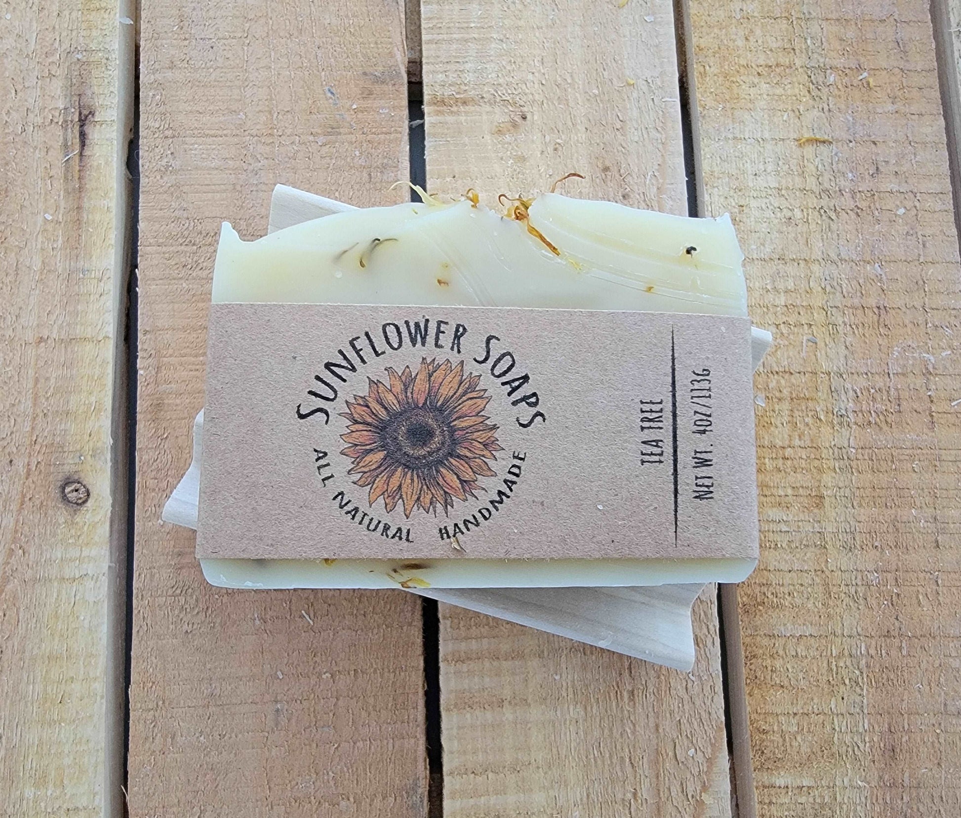 Tea Tree Soap | Handmade and Natural | Sunflower Soaps