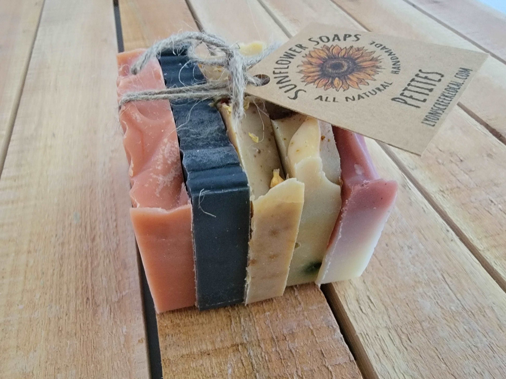 Petites | Handmade and Natural | Sunflower Soaps