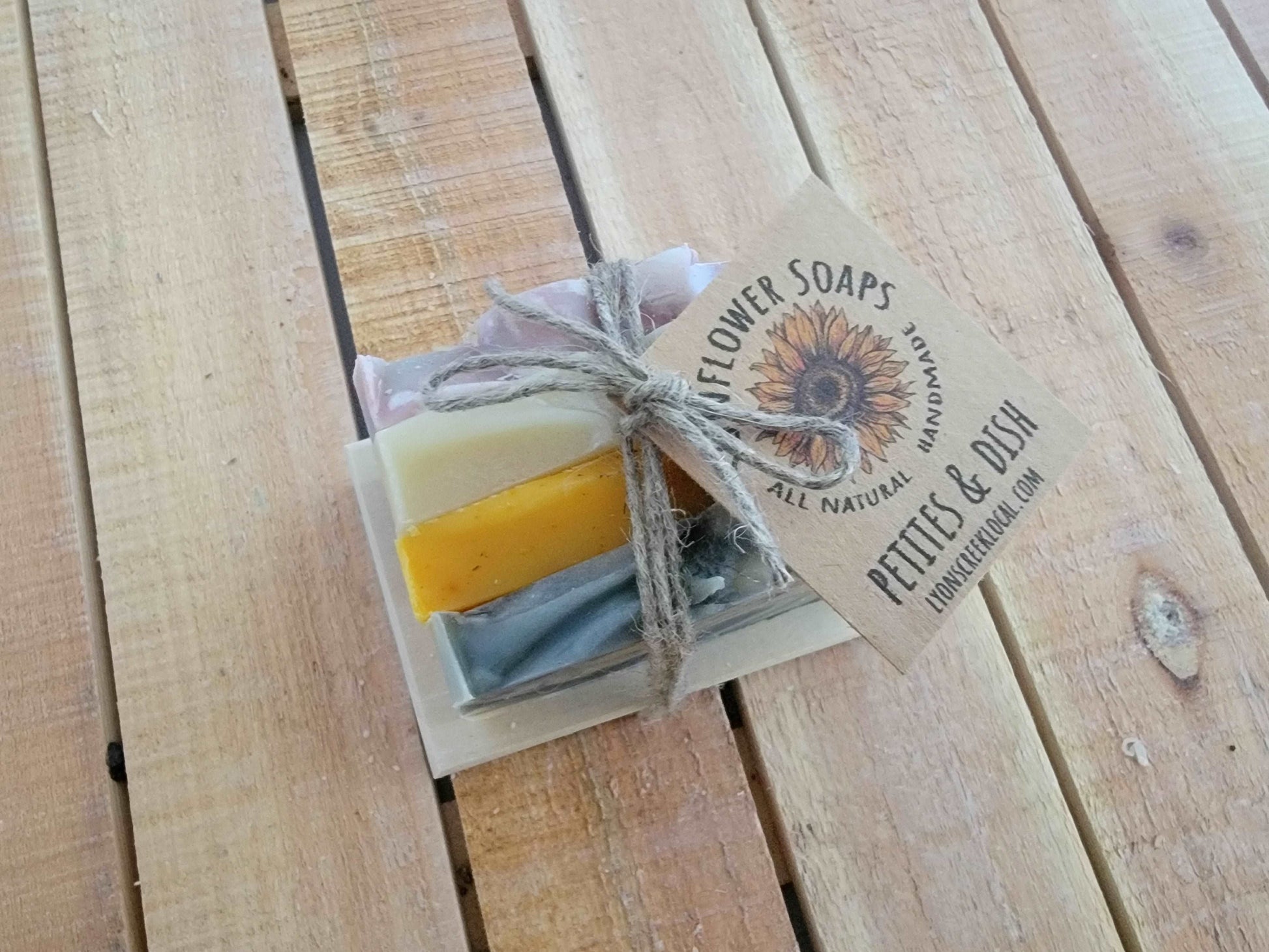 Petites with Dish - Sunflower Soaps