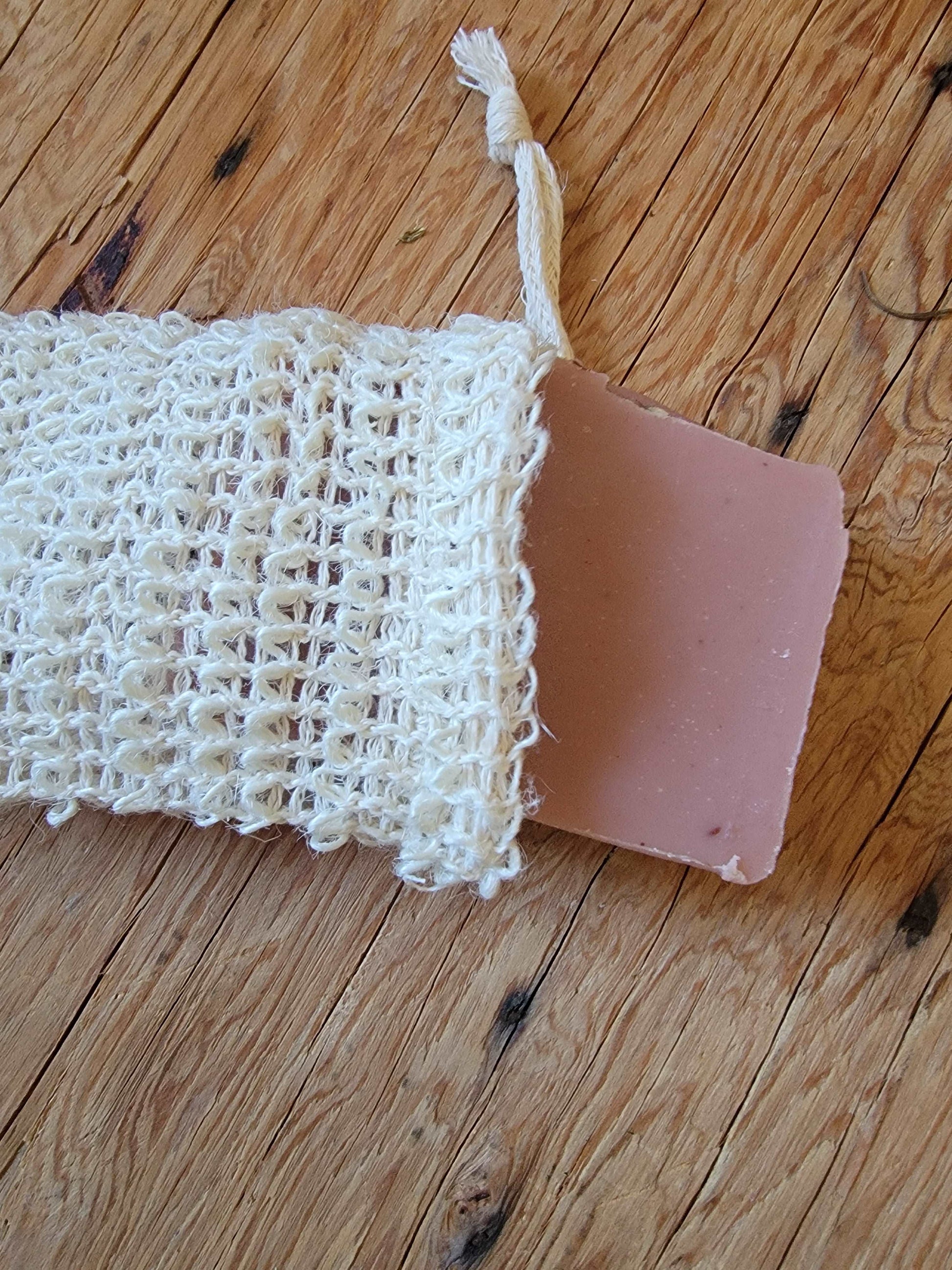 Natural Sisal Soap Bag - Sunflower Soaps