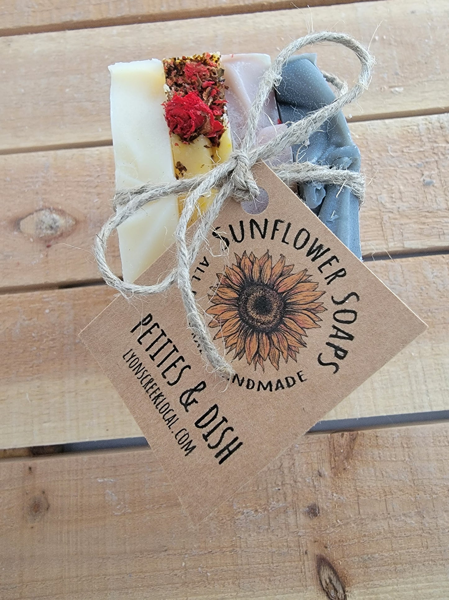 Petites with Dish - Sunflower Soaps