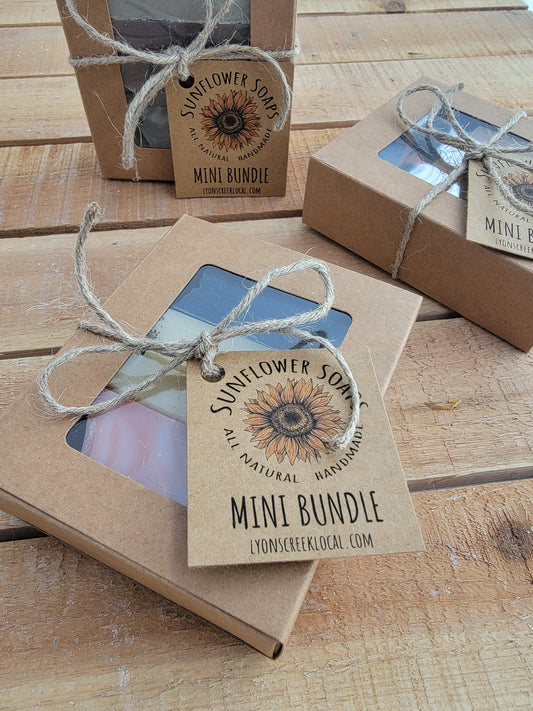 Mini Soap Bundle | Handmade and Natural | Sunflower Soaps