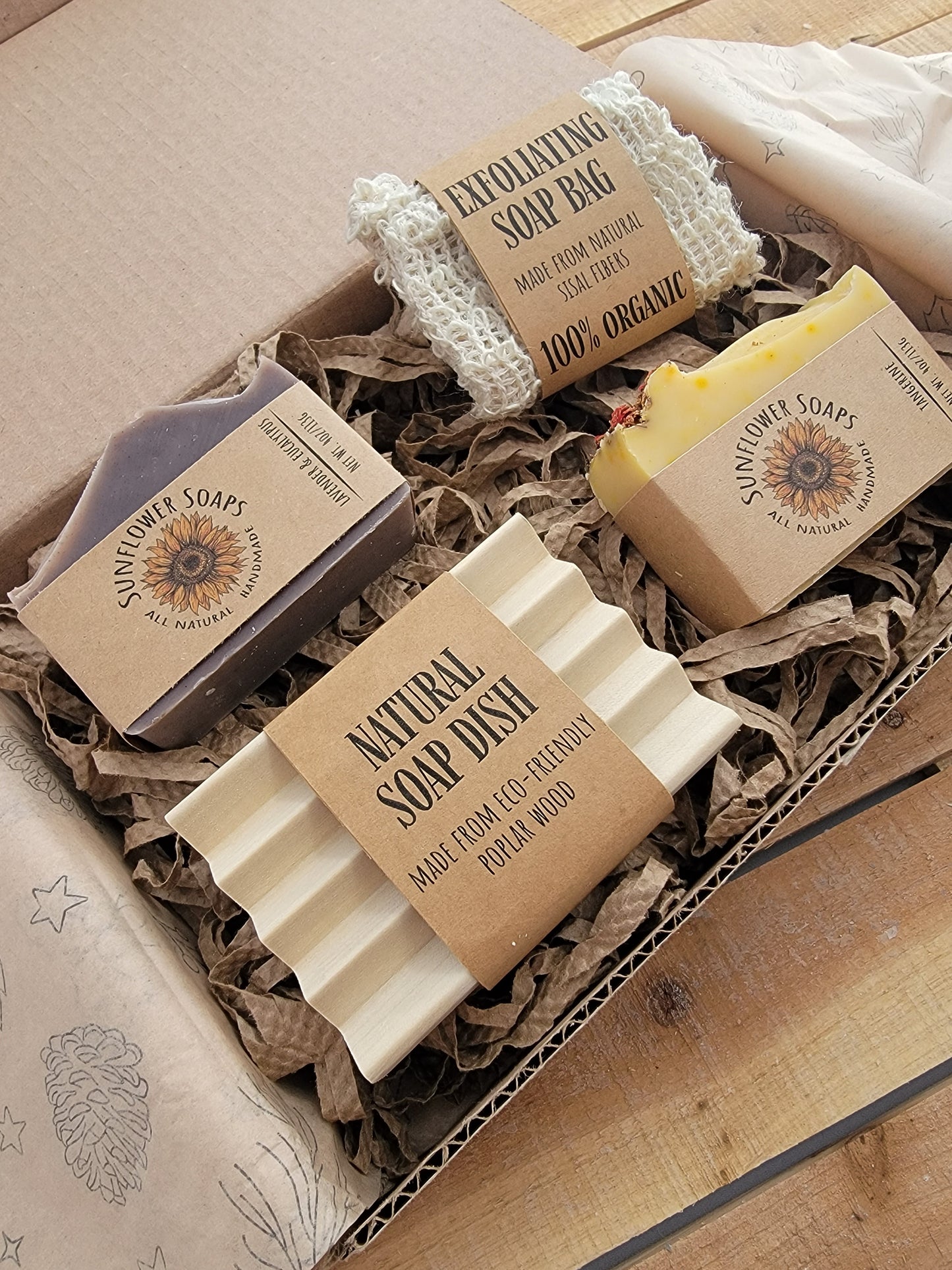 Luxury Soap Gift Box - Sunflower Soaps