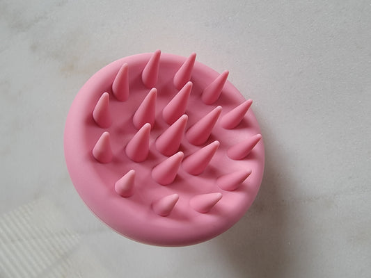 Scalp Massaging Brush - Pink - Sunflower Soaps