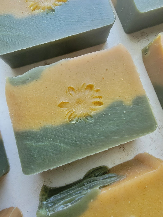 Sunflower Fields Soap | Handmade and Natural | Sunflower Soaps