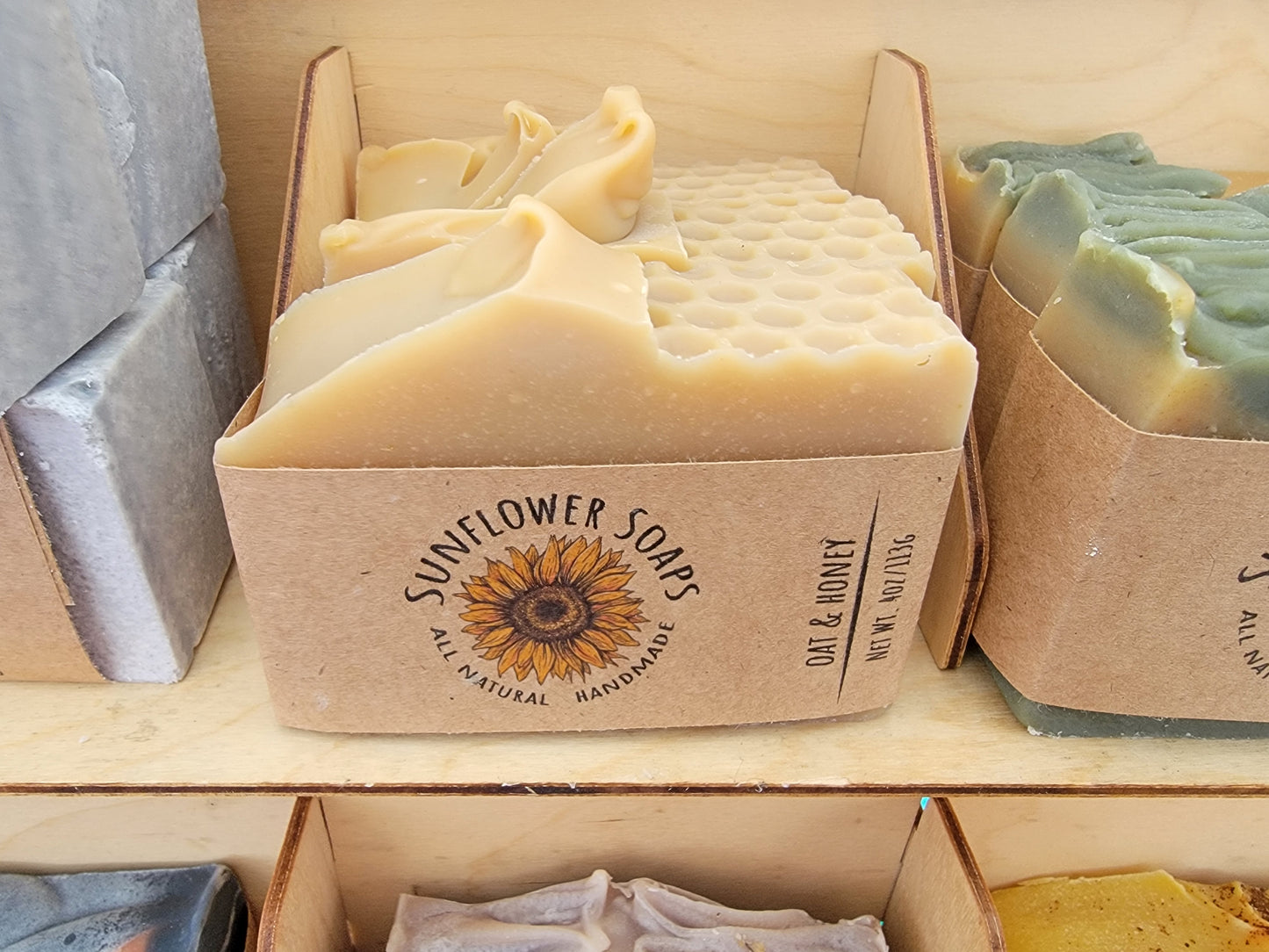 Oat & Honey Soap | Handmade and Natural | Sunflower Soaps