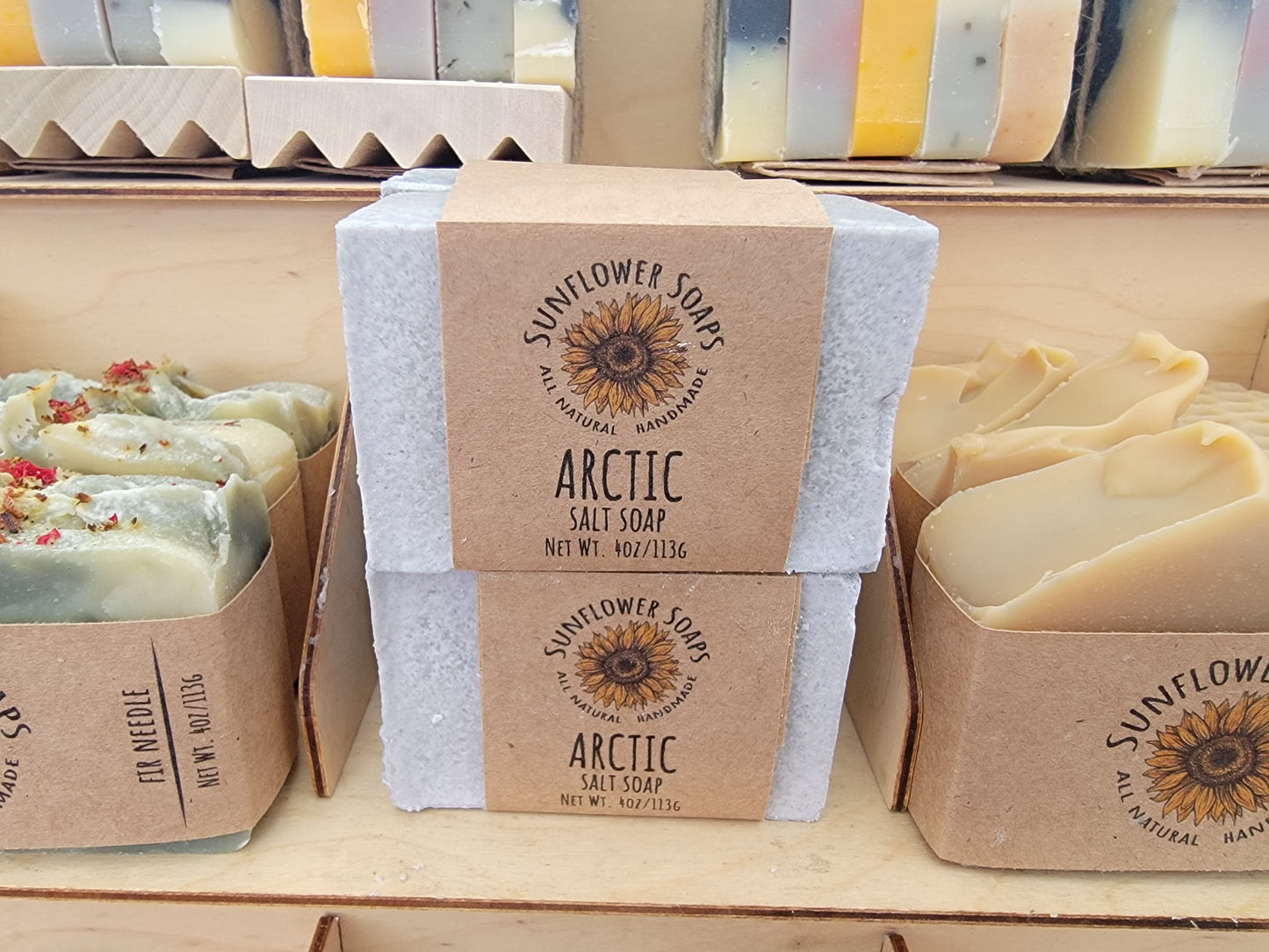 Arctic -Salt Soap | Handmade and Natural | Sunflower Soaps