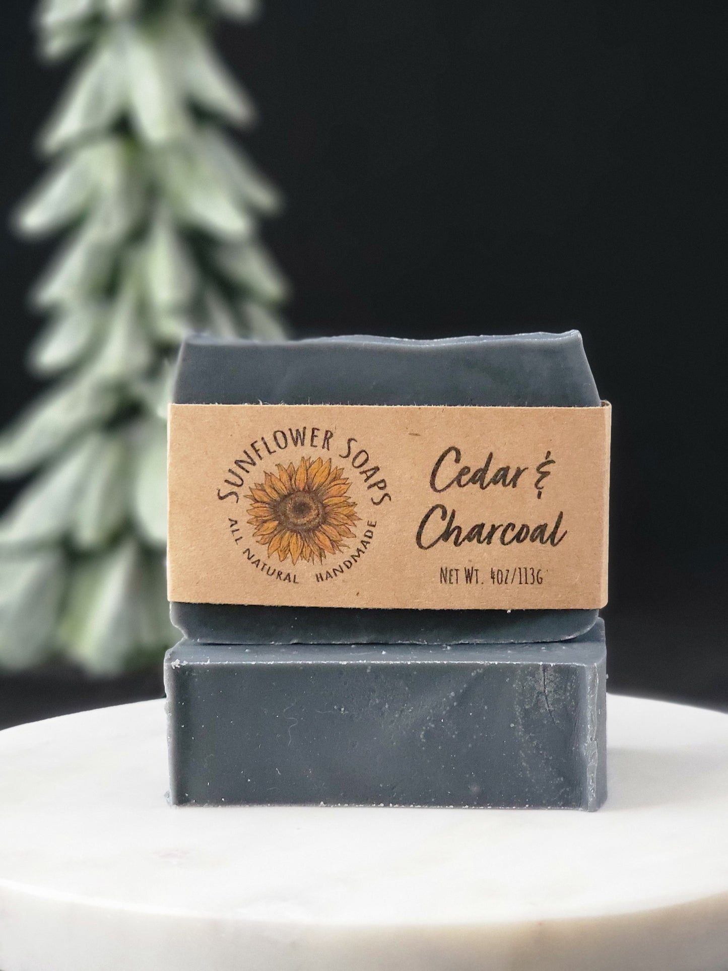 Lump of Coal - Cedarwood & Charcoal Soap
