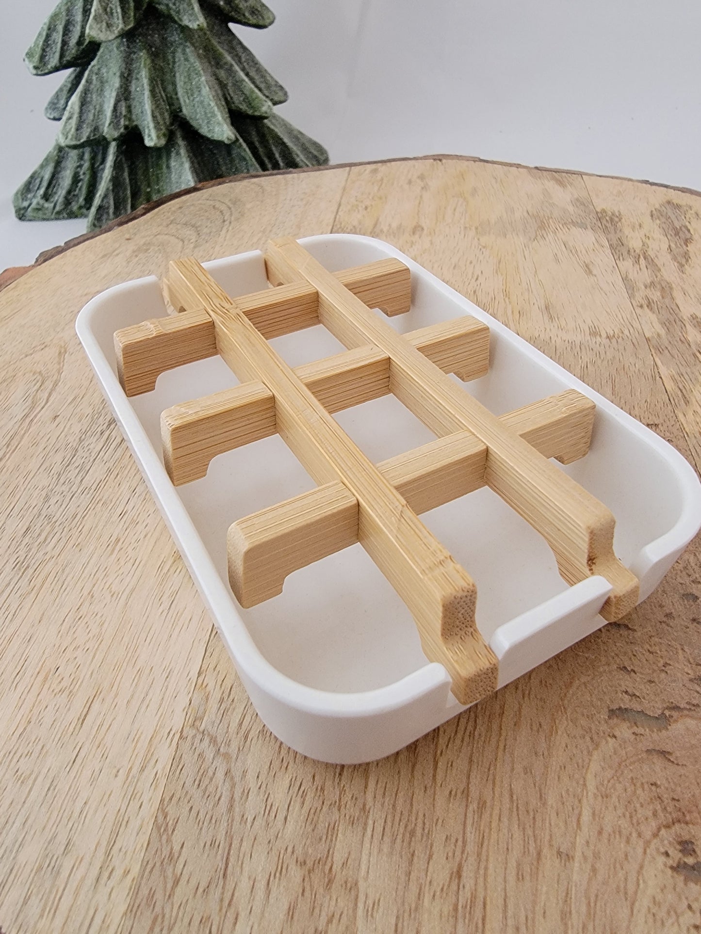 Biodegradable Soap Dish - White