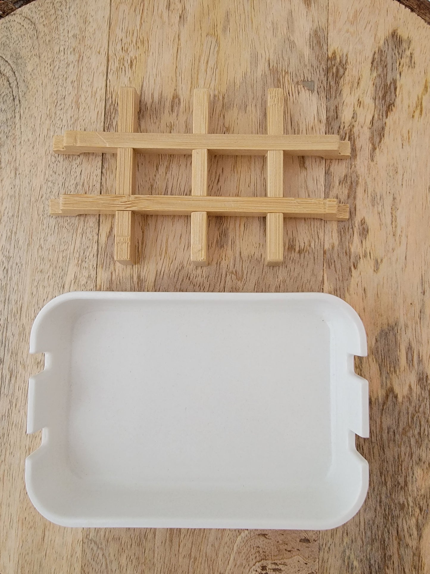 Biodegradable Soap Dish - White