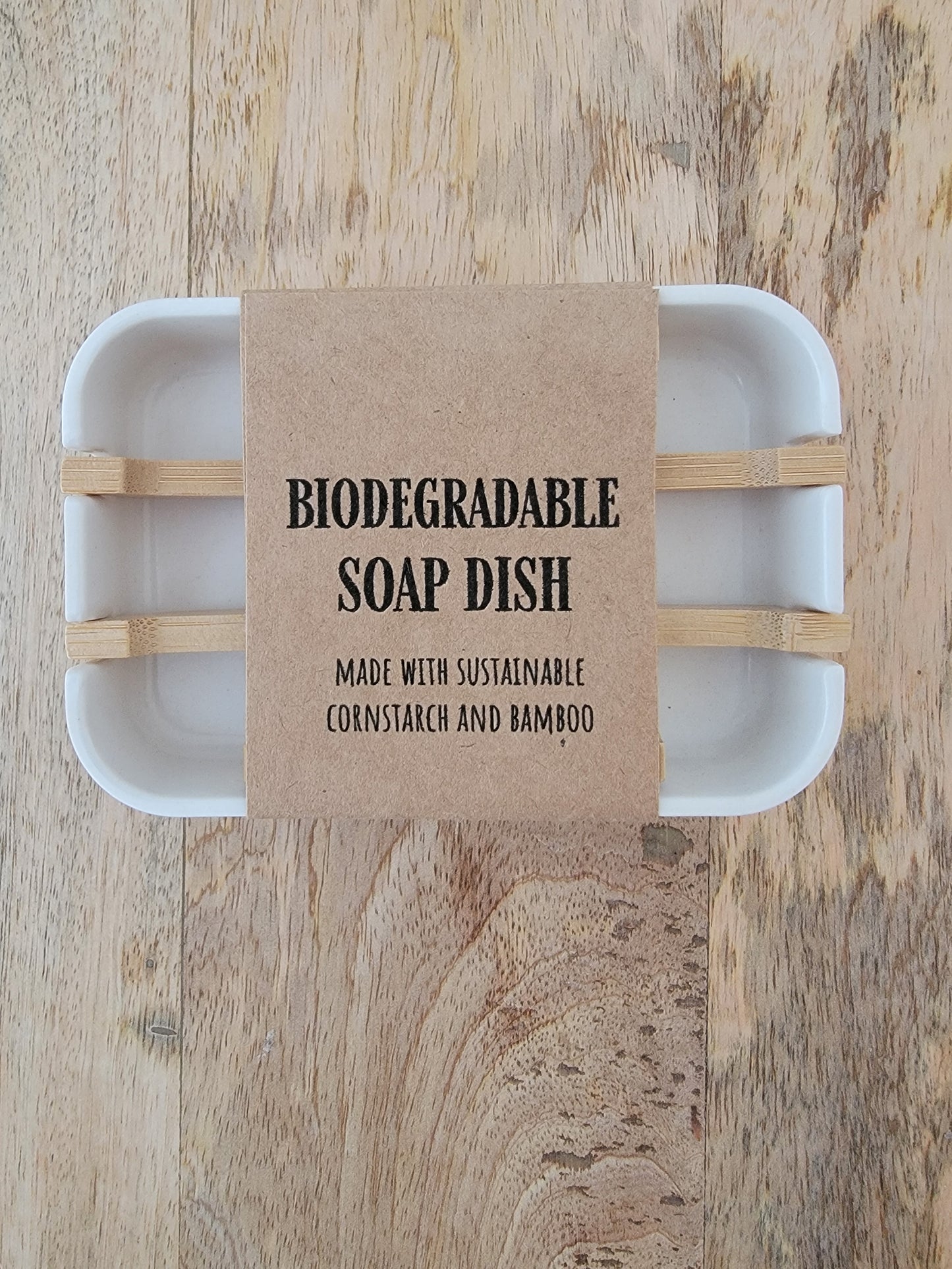 Biodegradable Soap Dish - White