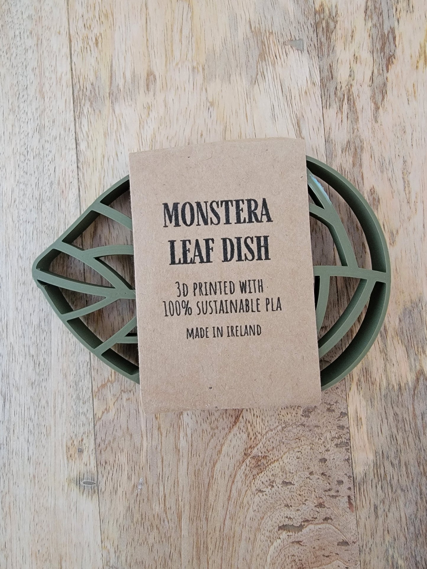Monstera Leaf Soap Tray - Green