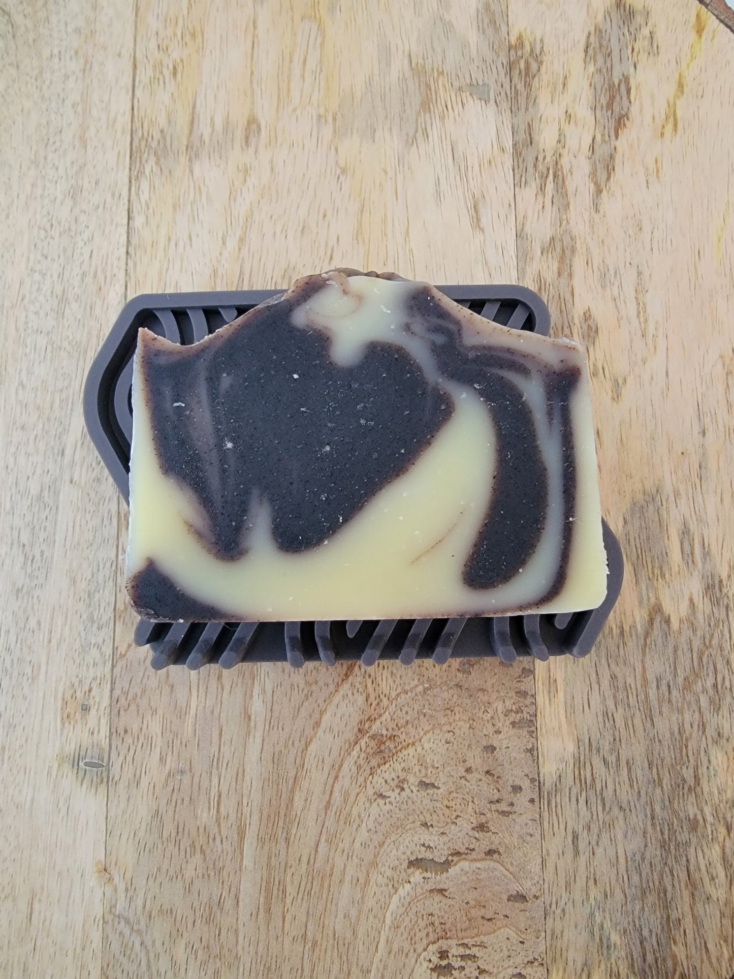 Silicone Soap Dish - Grey