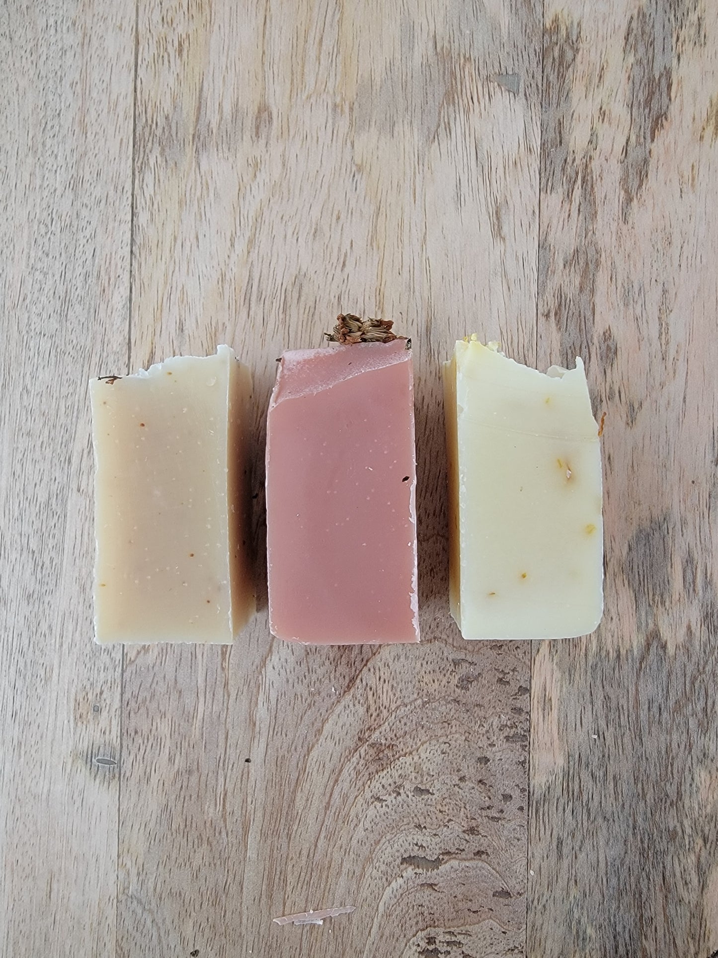 Mini Soap Bundle - Dark Patchouli, Tea Tree & Calendula, and Basil & Mint