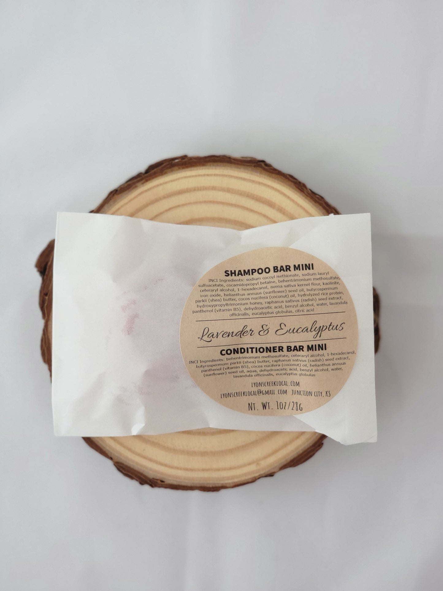 Lavender & Eucalyptus - Mini Shampoo Bar & Conditioner Bar