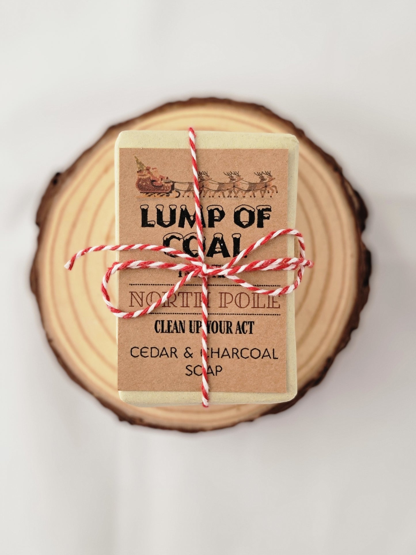Lump of Coal - Cedarwood & Charcoal Soap