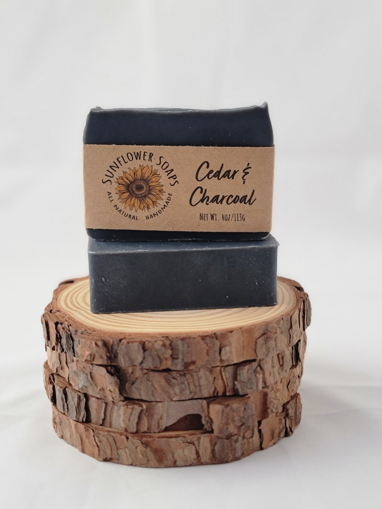 Lump of Coal - Cedarwood & Charcoal Soap
